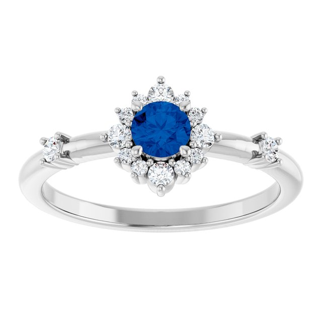 14k-white-natural-blue-sapphire-&-1/6-ctw-natural-diamond-halo-style-ring