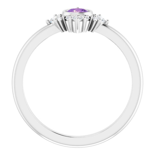 14k-white-natural-amethyst-&-1/5-ctw-natural-diamond-ring