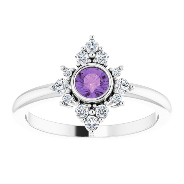 14k-white-natural-amethyst-&-1/5-ctw-natural-diamond-ring