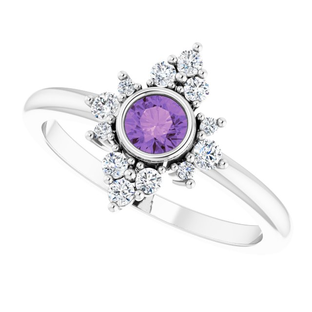 14k-white-natural-amethyst-&-1/5-ctw-natural-diamond-ring