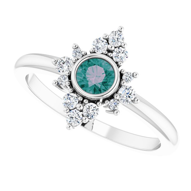 14k-white-lab-grown-alexandrite-&-1/5-ctw-diamond-ring