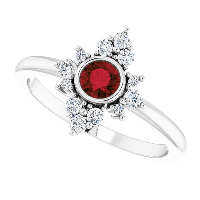 14k-white-natural-mozambique-garnet-&-1/5-ctw-natural-diamond-ring