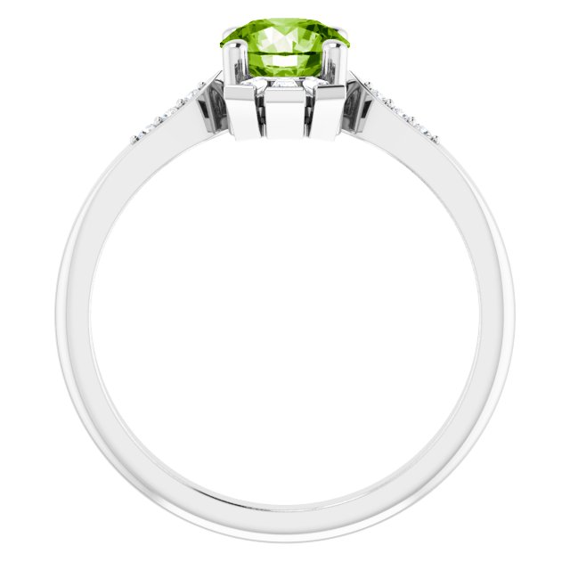 14k-white-natural-peridot-&-1/6-ctw-natural-diamond-ring