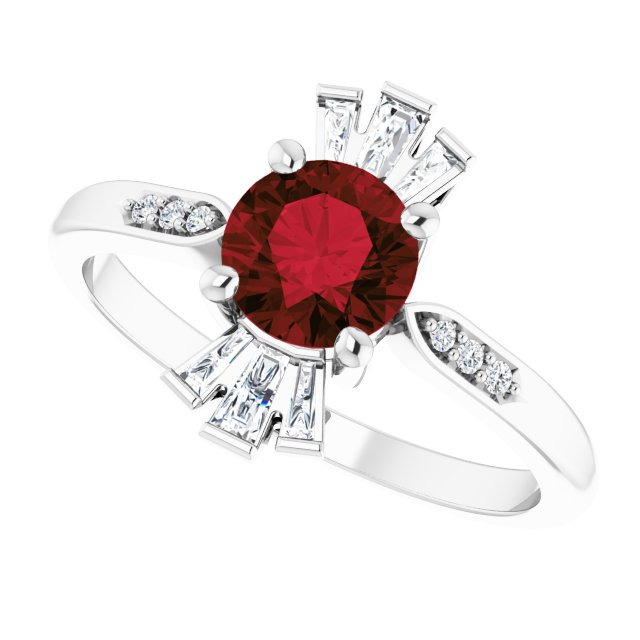14k-white-natural-mozambique-garnet-&-1/6-ctw-natural-diamond-ring