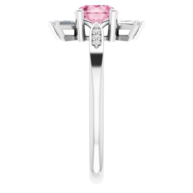 14k-white-natural-pink-tourmaline-&-1/6-ctw-natural-diamond-ring