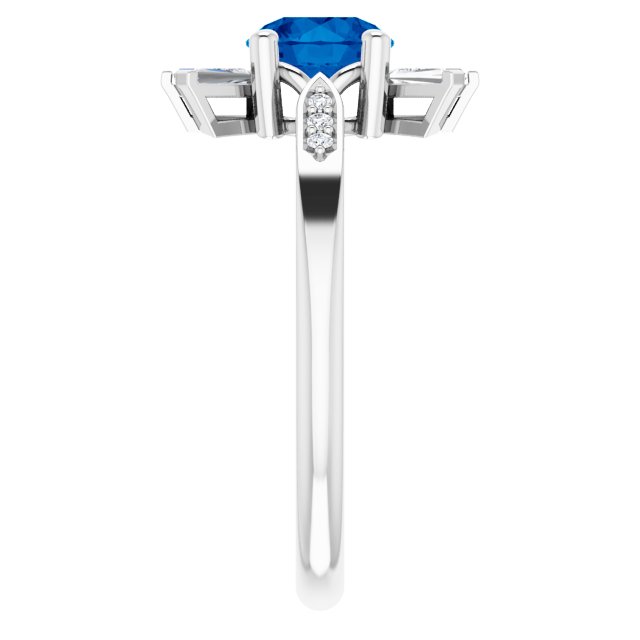 14k-white-lab-grown-blue-sapphire-&-1/6-ctw-natural-diamond-ring