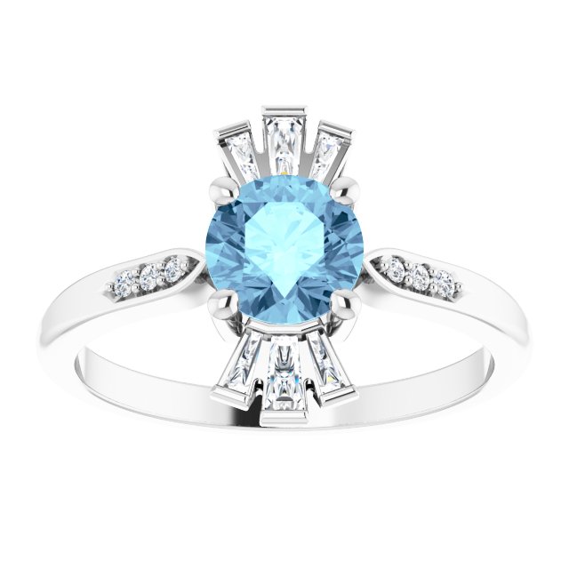 14k-white-natural-aquamarine-&-1/6-ctw-natural-diamond-ring