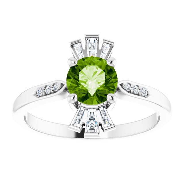 14k-white-natural-peridot-&-1/6-ctw-natural-diamond-ring