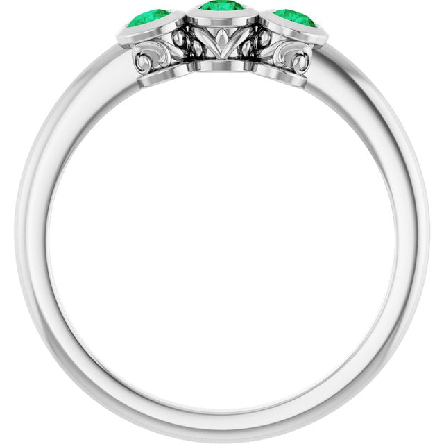 14k-white-natural-emerald-three-stone-ring