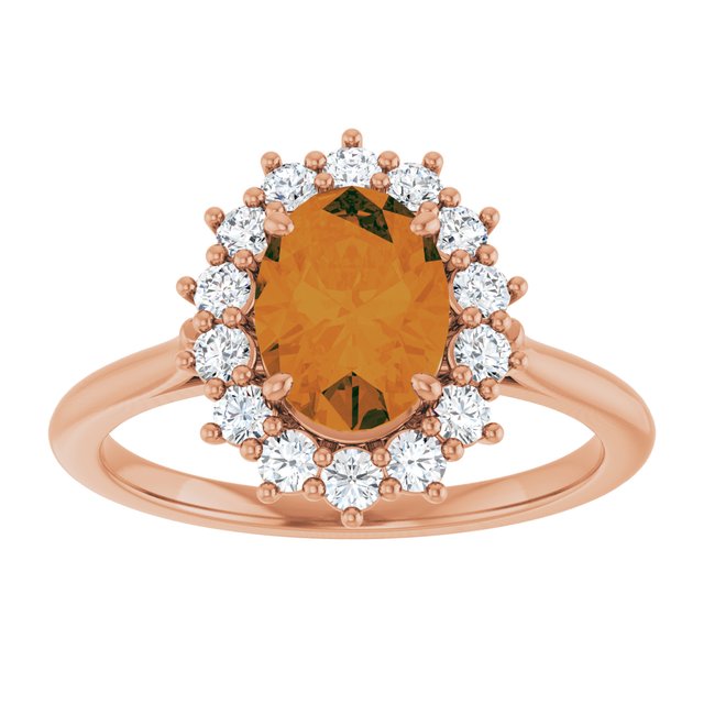 14k-rose-natural-citrine-&-3/8-ctw-natural-diamond-ring
