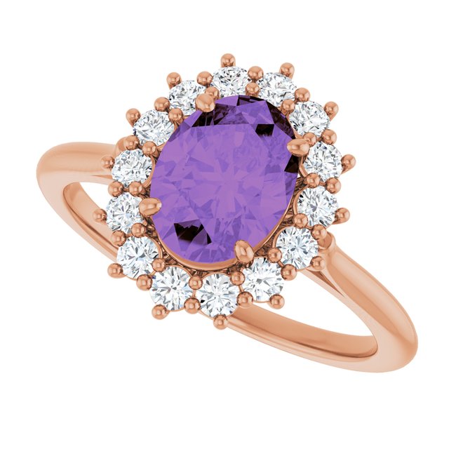 14k-rose-natural-amethyst-&-3/8-ctw-natural-diamond-ring