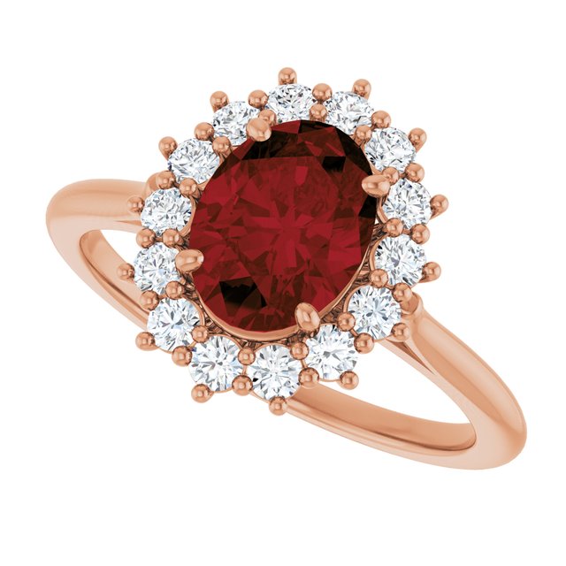14k-rose-natural-mozambique-garnet-&-3/8-ctw-natural-diamond-ring