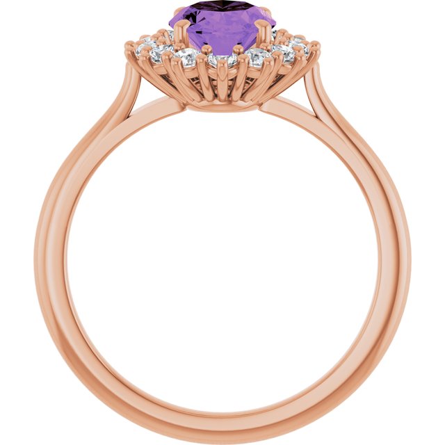 14k-rose-natural-amethyst-&-3/8-ctw-natural-diamond-ring