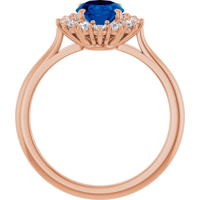 14k-rose-lab-grown-blue-sapphire-&-3/8-ctw-natural-diamond-ring