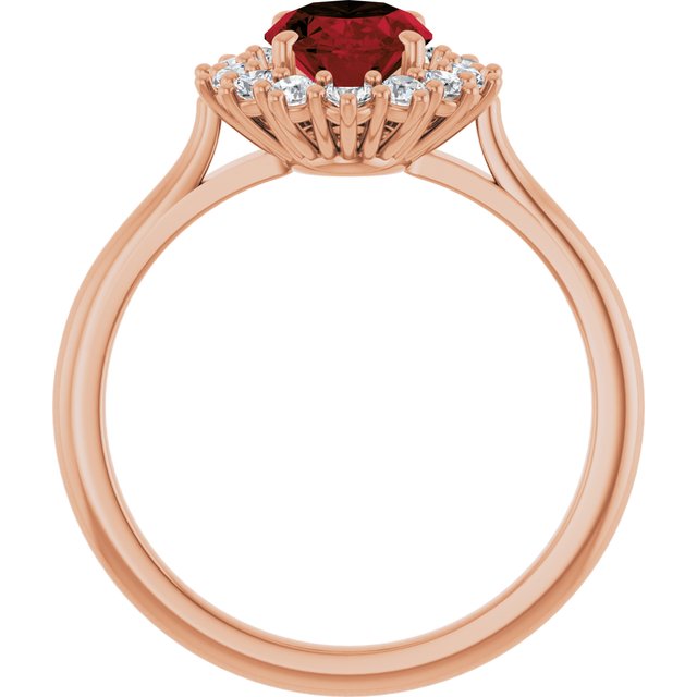 14k-rose-natural-mozambique-garnet-&-3/8-ctw-natural-diamond-ring