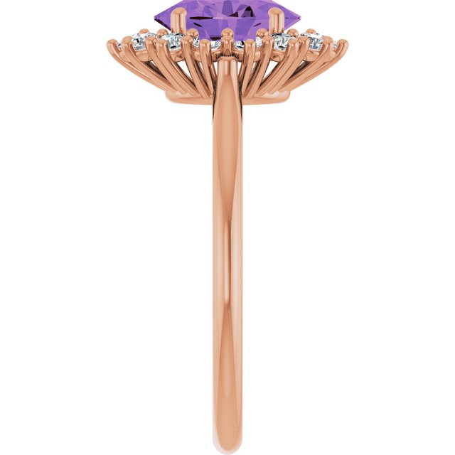 14k-rose-natural-amethyst-&-3/8-ctw-natural-diamond-ring