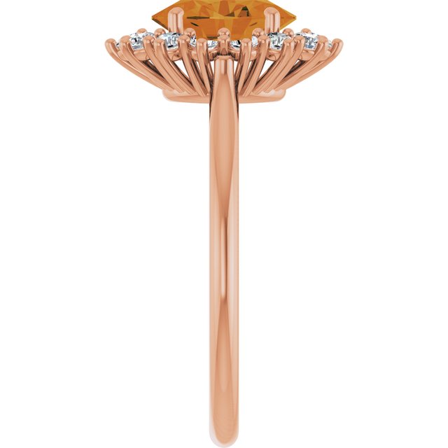 14k-rose-natural-citrine-&-3/8-ctw-natural-diamond-ring