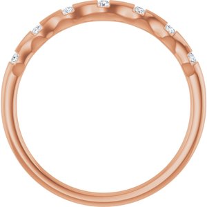 0.06 ct Diamond Accented Stackable Ring