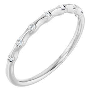 0.06 ct Diamond Accented Stackable Ring