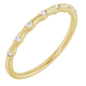 0.06 ct Diamond Accented Stackable Ring
