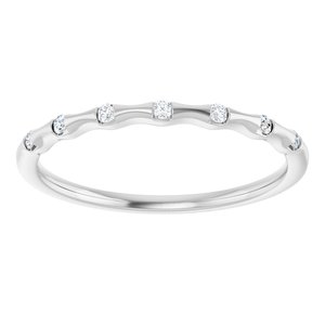 0.06 ct Diamond Accented Stackable Ring