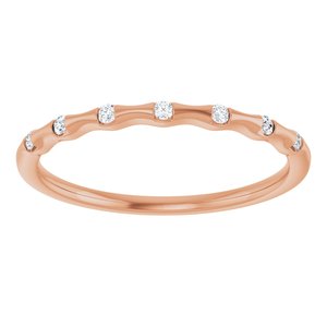 0.06 ct Diamond Accented Stackable Ring