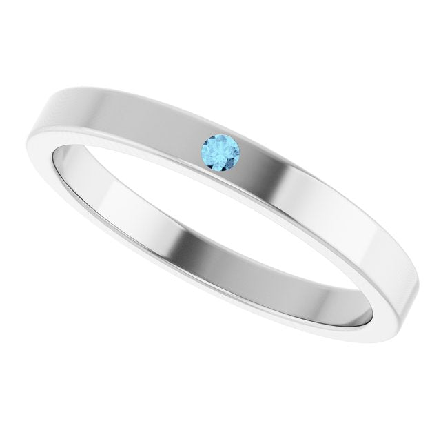 14k-white-natural-aquamarine-family-stackable-ring