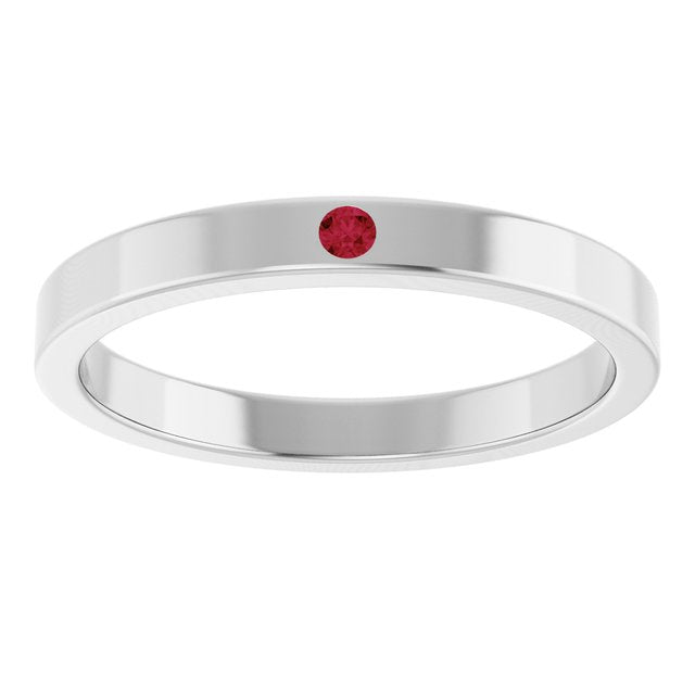 14k-white-lab-grown-ruby-family-stackable-ring
