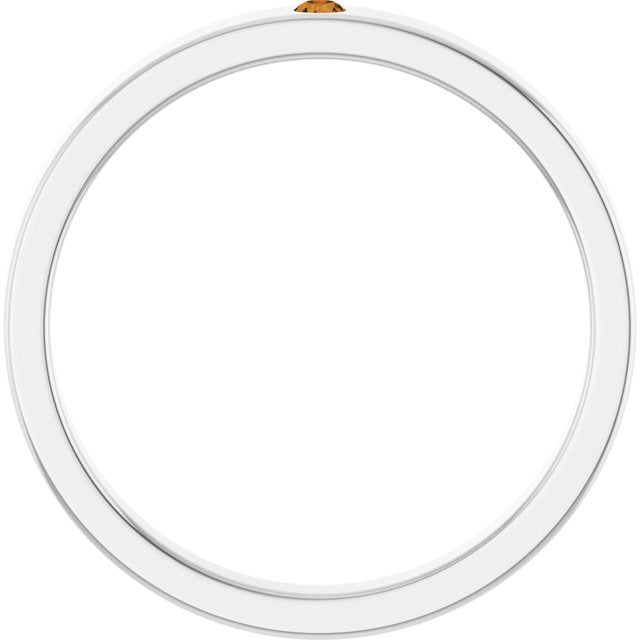 14k-white-natural-citrine-family-stackable-ring