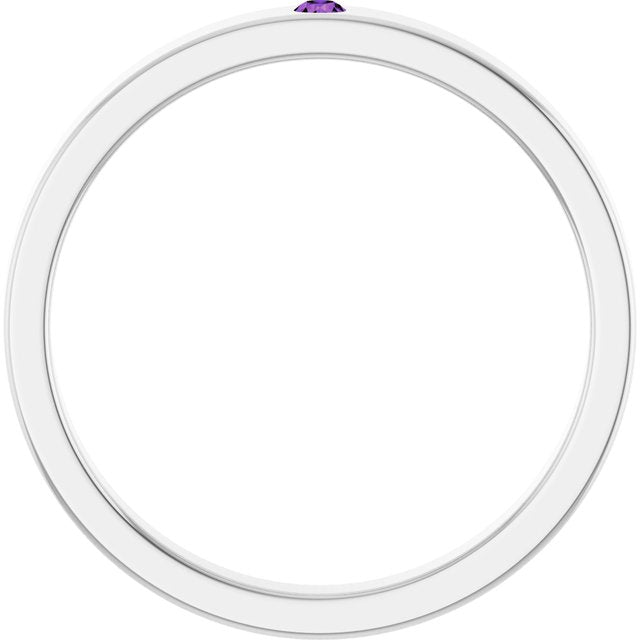 14k-white-natural-amethyst-family-stackable-ring