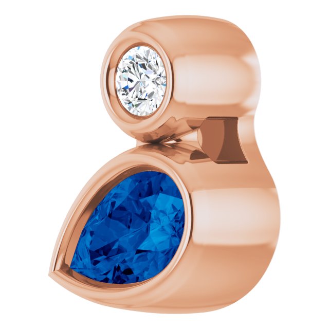 14k-rose--pear-lab-grown-blue-sapphire-&-.03-ct-natural-diamond-pendant