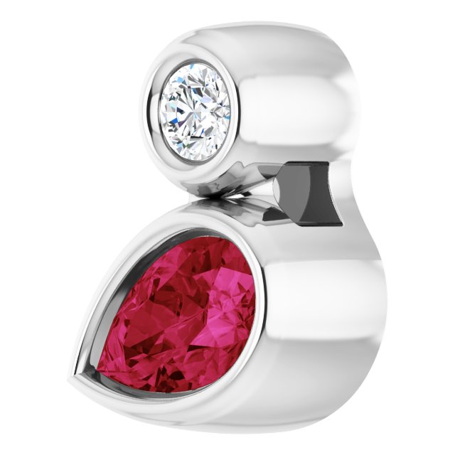 14k-white--pear-lab-grown-ruby-&-.03-ct-natural-diamond-pendant
