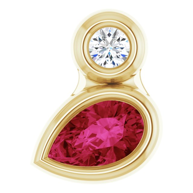 14k-yellow--pear-natural-ruby-&-.03-ct-natural-diamond-pendant