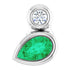 14k-white--pear-natural-emerald-&-.03-ct-natural-diamond-pendant