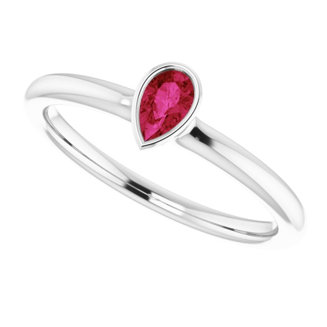 14k-white-natural-ruby-stackable-ring