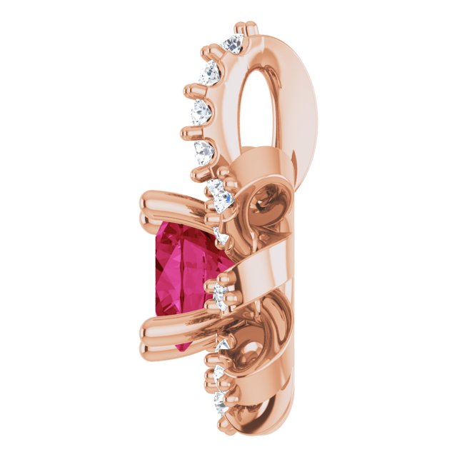 14k-rose-lab-grown-ruby-&-.07-ctw-natural-diamond-halo-style-pendant