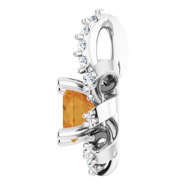 14k-white-natural-citrine-&-.07-ctw-natural-diamond-halo-style-pendant
