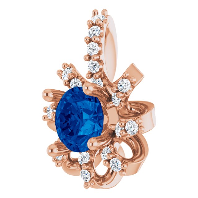 14k-rose-natural-blue-sapphire-&-.07-ctw-natural-diamond-halo-style-pendant