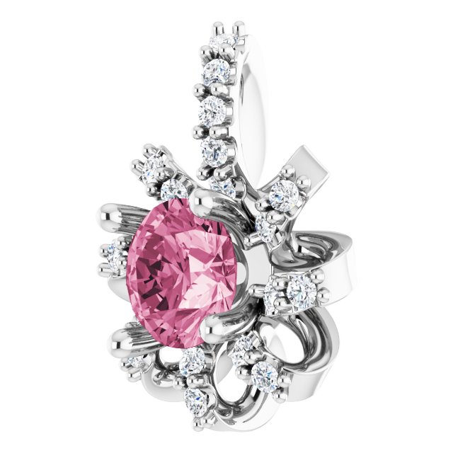 sterling-silver-natural-pink-tourmaline-&-.07-ctw-natural-diamond-halo-style-pendant