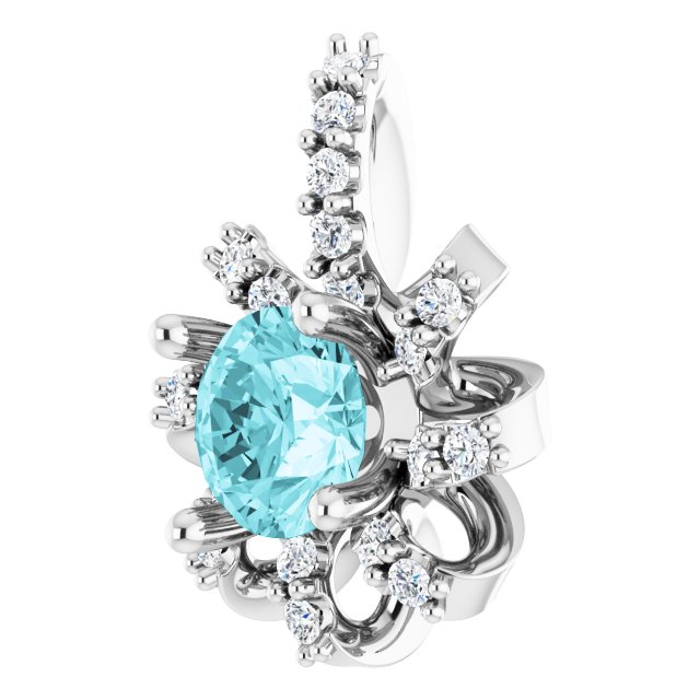 sterling-silver-natural-blue-zircon-&-.07-ctw-natural-diamond-halo-style-pendant