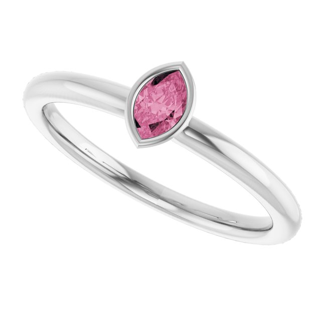 sterling-silver-natural-pink-tourmaline-stackable-ring