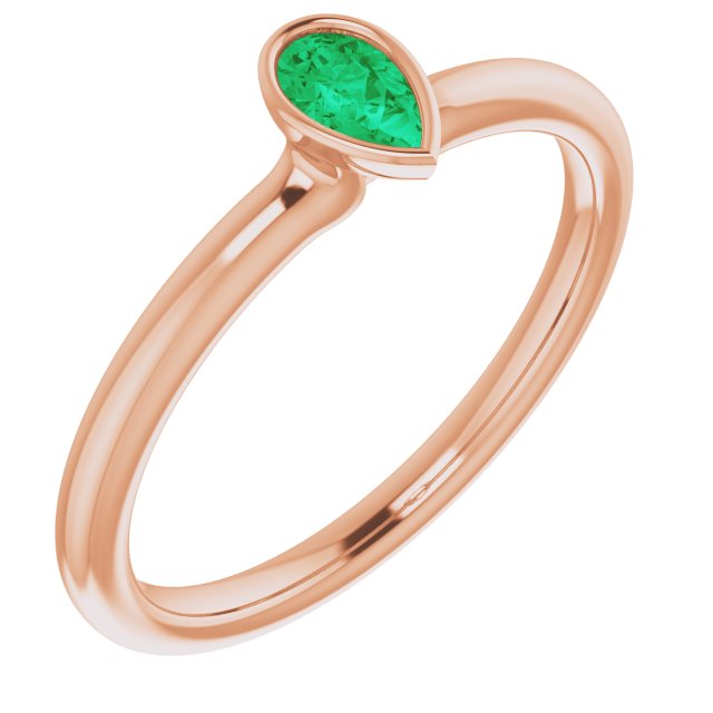 14k-rose-natural-emerald-stackable-ring