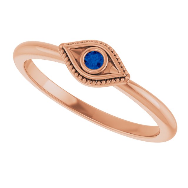 14k-rose-lab-grown-blue-sapphire-stackable-evil-eye-ring