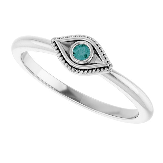sterling-silver-natural-alexandrite-stackable-evil-eye-ring