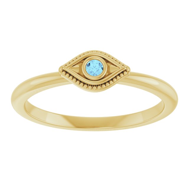 14k-yellow-natural-aquamarine-stackable-evil-eye-ring