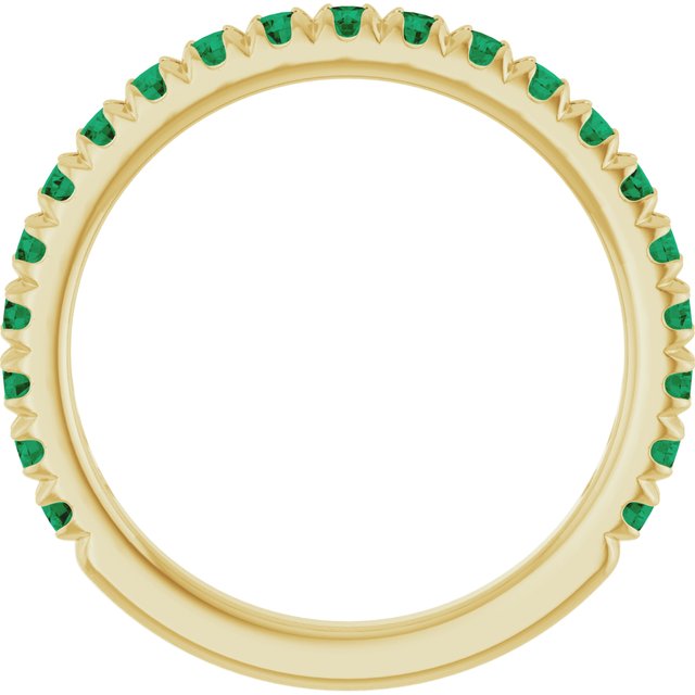 14k-yellow-gold-lab-grown-emerald-french-set-anniversary-band