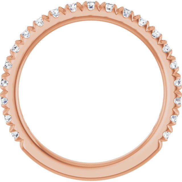 14k-rose-gold-5/8-ctw-lab-grown-diamond-french-set-anniversary-band