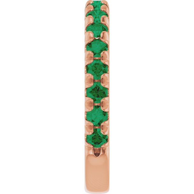 14k-rose-gold-lab-grown-emerald-french-set-anniversary-band