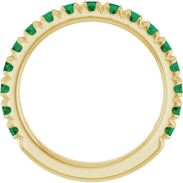 14k-yellow-gold-lab-grown-emerald-french-set-anniversary-band