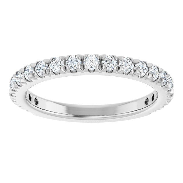 platinum-5/8-ctw-lab-grown-diamond-french-set-anniversary-band